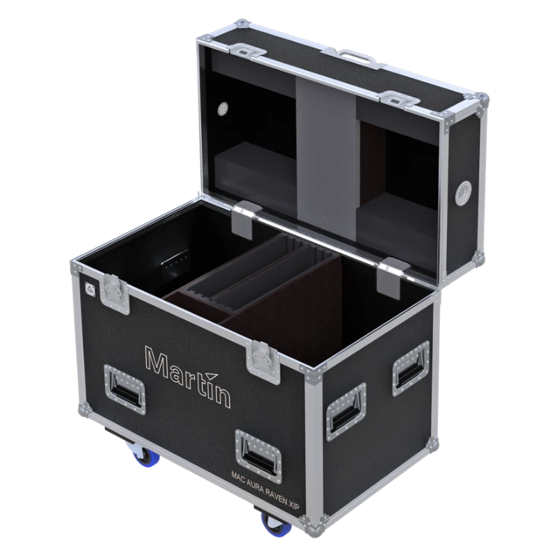 ALP FLIGHT CASES 2x Martin MAC AURA RAVEN XIP WITHOUT FOAM
