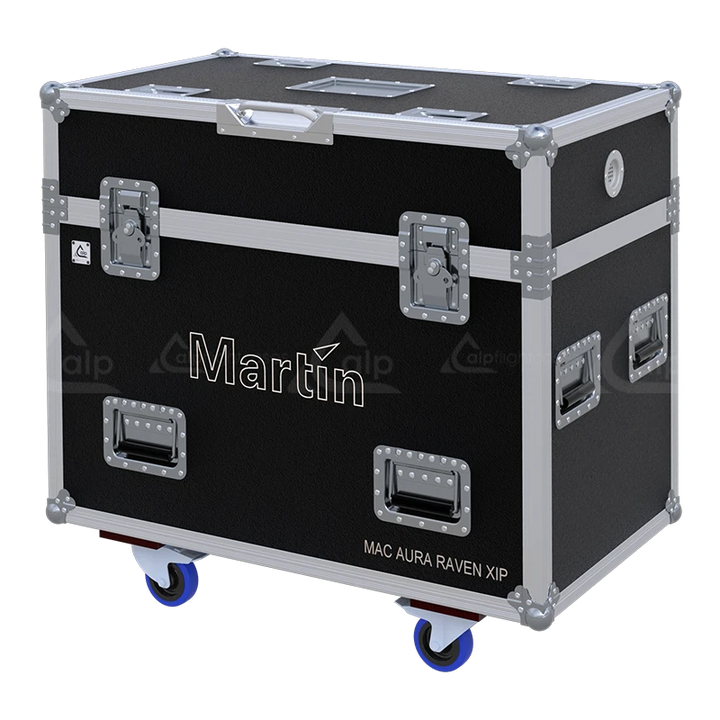 ALP FLIGHT CASES 2x Martin MAC AURA RAVEN XIP WITHOUT FOAM