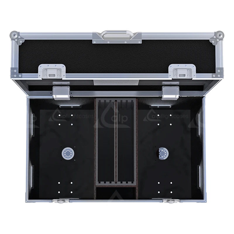 ALP FLIGHT CASES 2x Martin MAC AURA RAVEN XIP WITHOUT FOAM