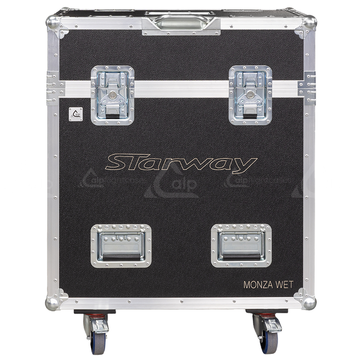 <tc>ALP FLIGHT CASES 2x STARWAY MONZA WET - SANS MOUSSE - ROULETTES</tc>
