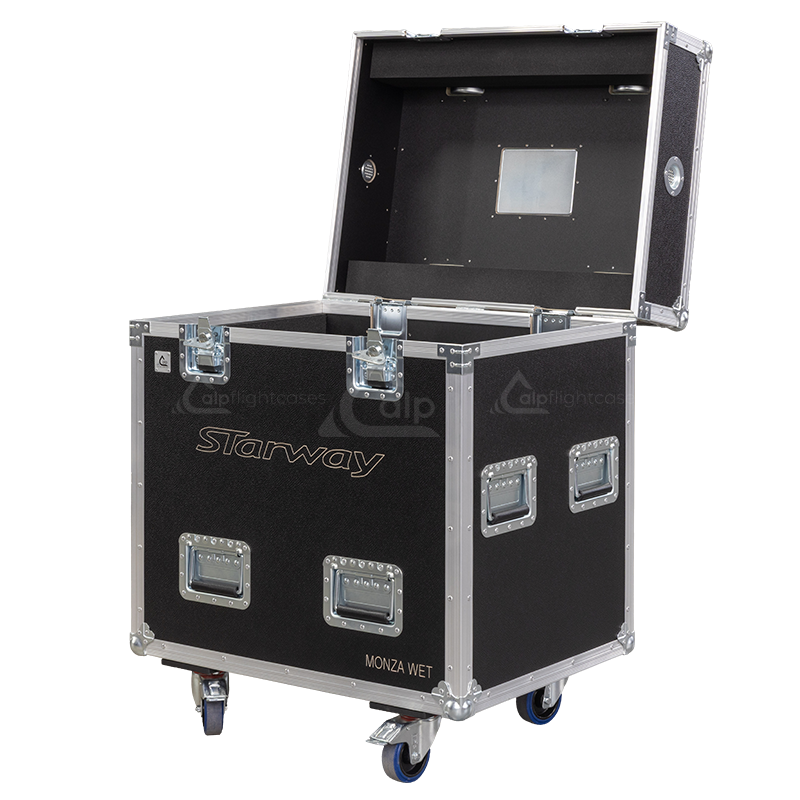 <tc>ALP FLIGHT CASES 2x STARWAY MONZA WET - SANS MOUSSE - ROULETTES</tc>