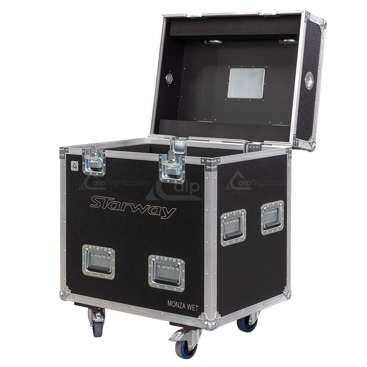 <tc>ALP FLIGHT CASES 2x STARWAY MONZA WET - SANS MOUSSE - ROULETTES</tc>