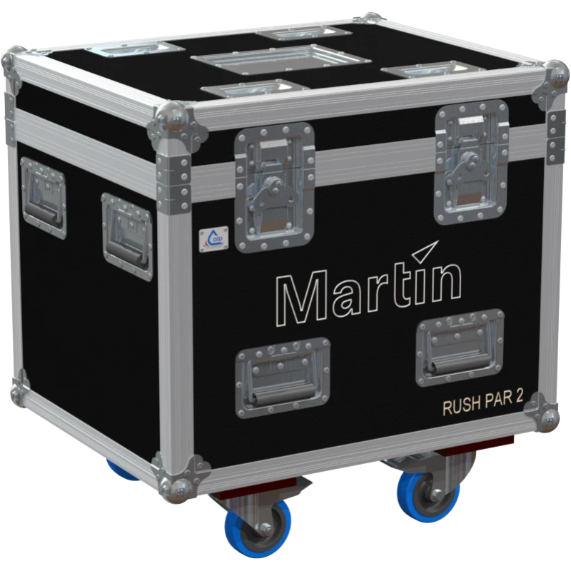 ALP FLIGHT CASES 4X MARTIN RUSH PAR 2