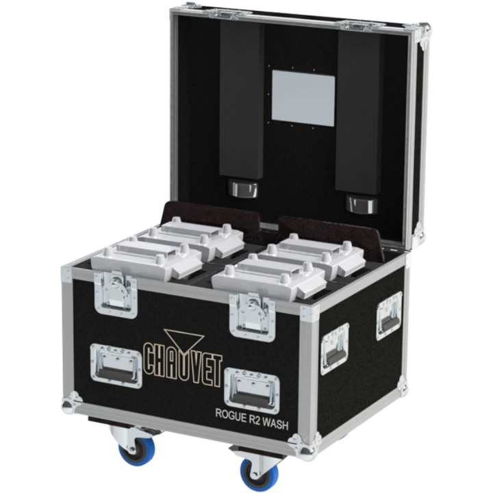 ALP FLIGHT CASES 4X CHAUVET ROGUE R2 WASH
