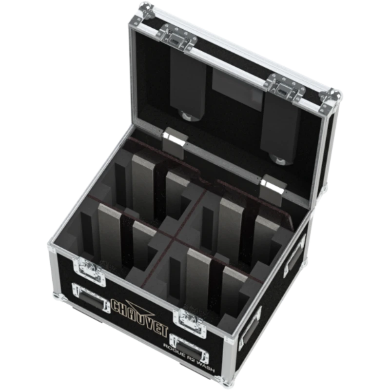 ALP FLIGHT CASES 4X CHAUVET ROGUE R2 WASH