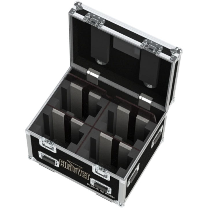 ALP FLIGHT CASES 4X CHAUVET ROGUE R2 WASH