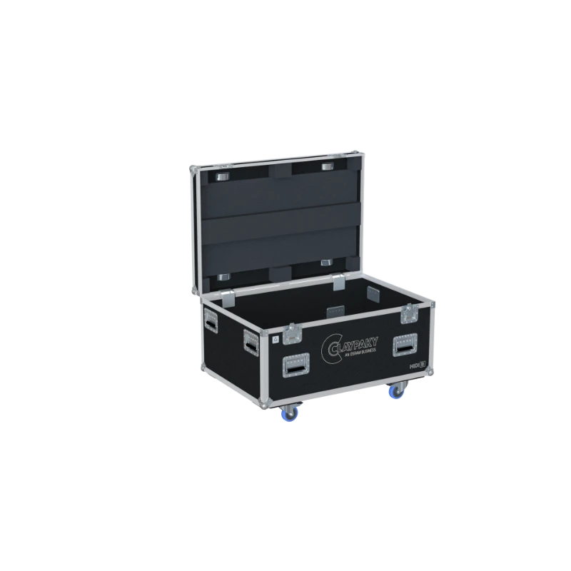 ALP FLIGHT CASES 4X CLAYPAKY MIDI-B WITHOUT FOAM SHELL