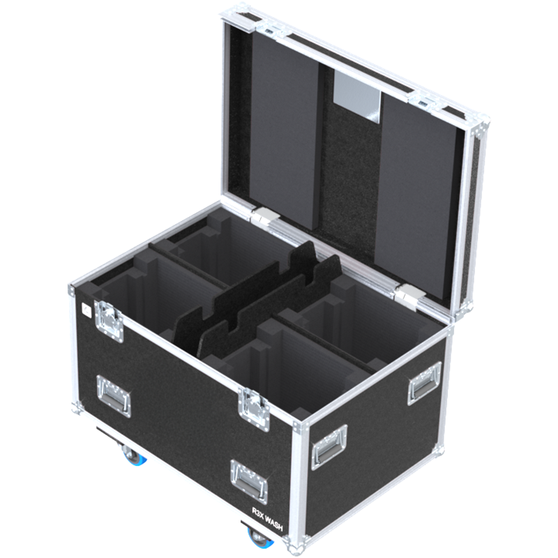 Flight Case 4x CHAUVET ROGUE R3X WASH