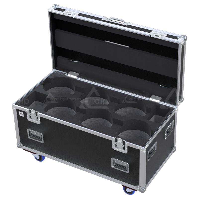 ALP FLIGHT CASES 6x AYRTON KYALAMI - WHEELS