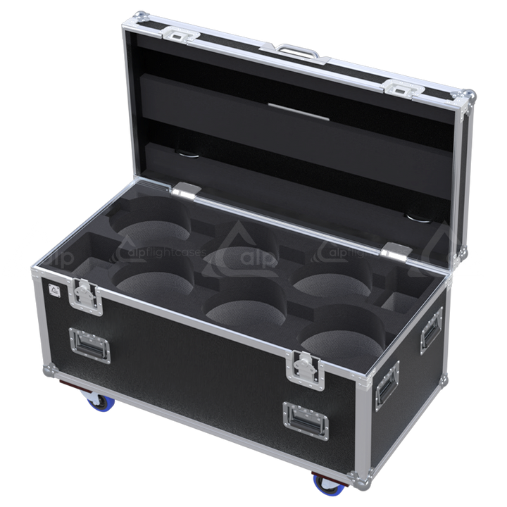 ALP FLIGHT CASES 6x AYRTON KYALAMI - WHEELS