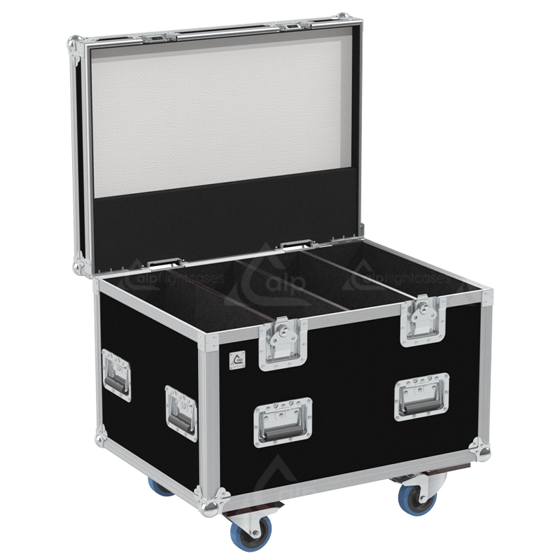 Flight Case 4X ELATION KL PANEL - WHEELS