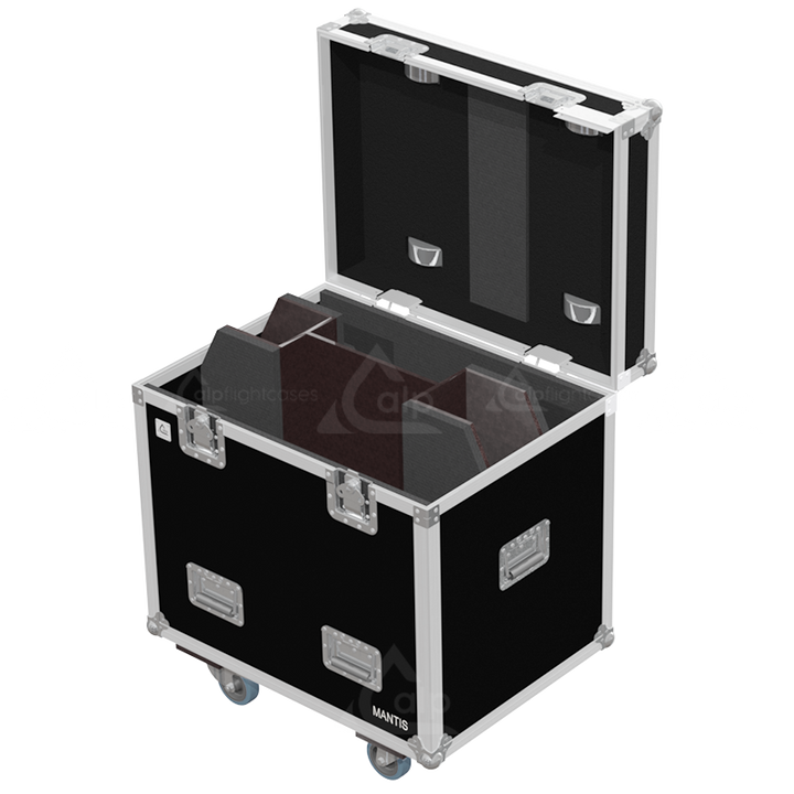 ALP FLIGHT CASES 2X PORTMAN MANTIS - WHEELS