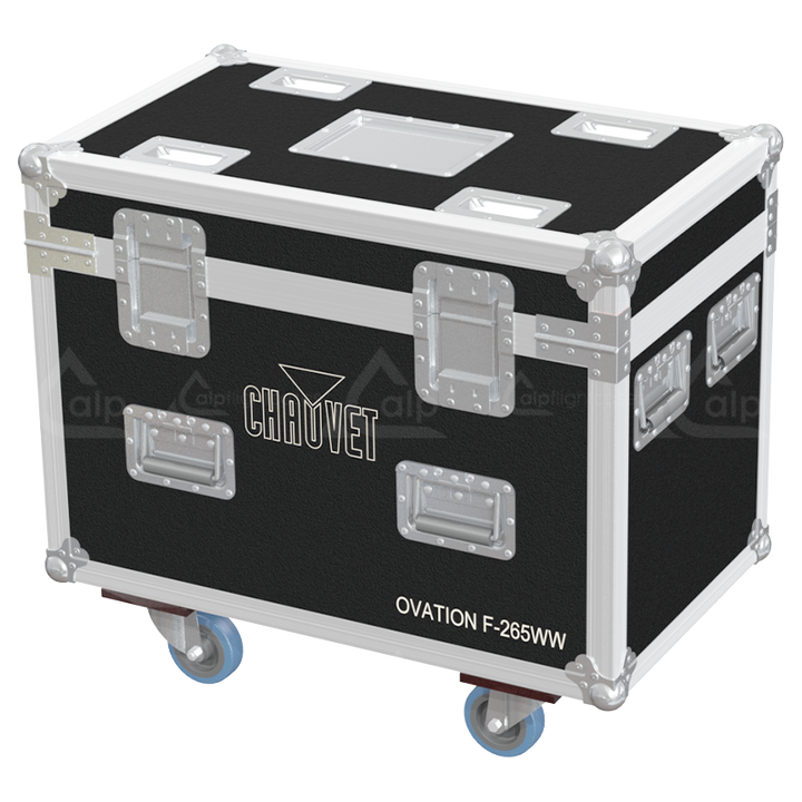 ALP FLIGHT CASES 2X CHAUVET OVATION F-265WW - WHEELS