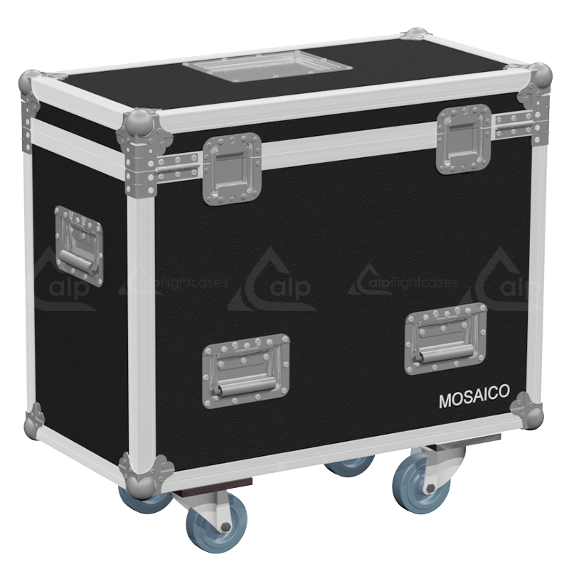 <tc><transcy>ALP FLIGHT CASES 2X PROLIGHTS MOSAICO - ROULETTES</transcy></tc>