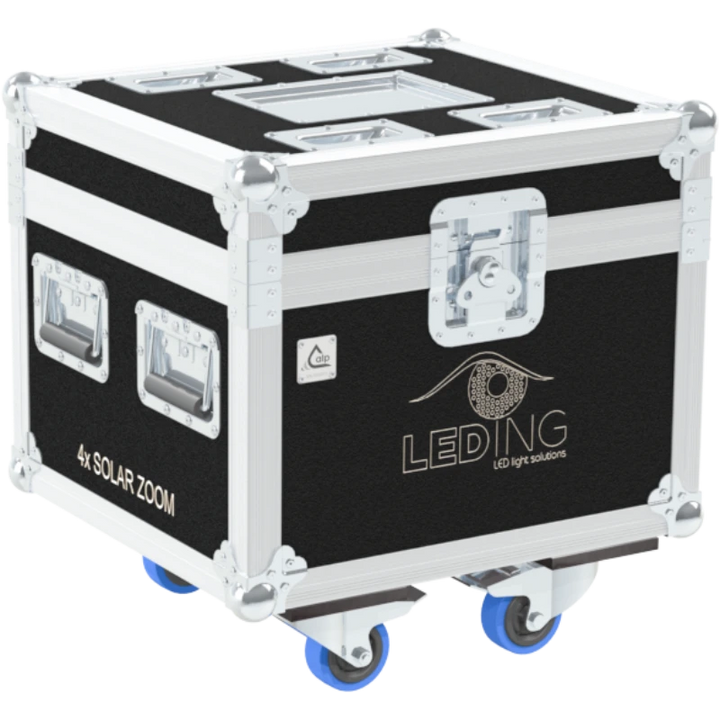ALP FLIGHT CASES 4X LEDING SOLAR ZOOM RGBW