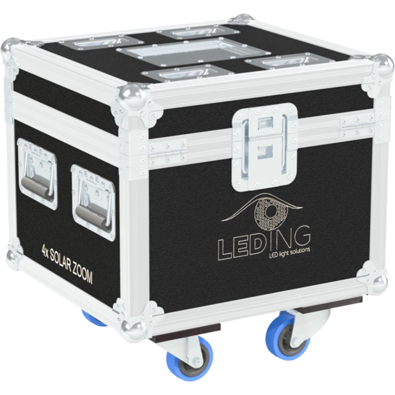 ALP FLIGHT CASES 4X LEDING SOLAR ZOOM RGBW