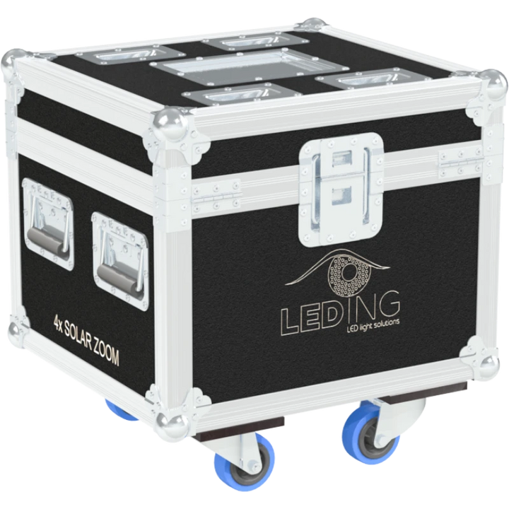 ALP FLIGHT CASES 4X LEDING SOLAR ZOOM RGBW