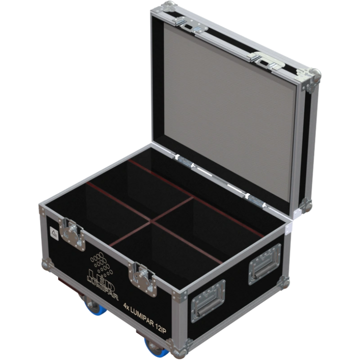 ALP FLIGHT CASES 4X LUMIPAR 12IP