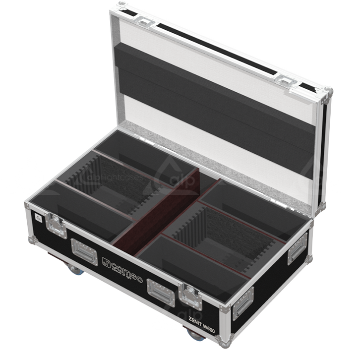 ALP FLIGHT CASES 4X CAMEO ZENIT® W600 V2 - WHEELS