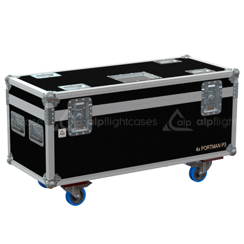 ALP FLIGHT CASES 4X PORTMAN P3