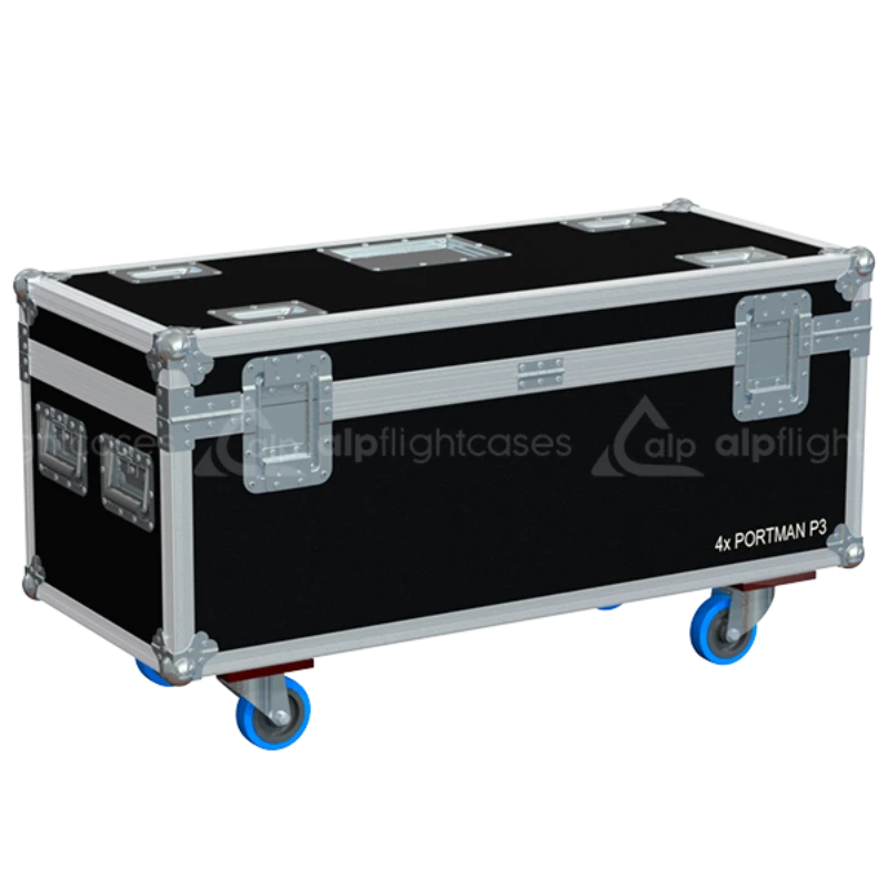 ALP FLIGHT CASES 4X PORTMAN P3