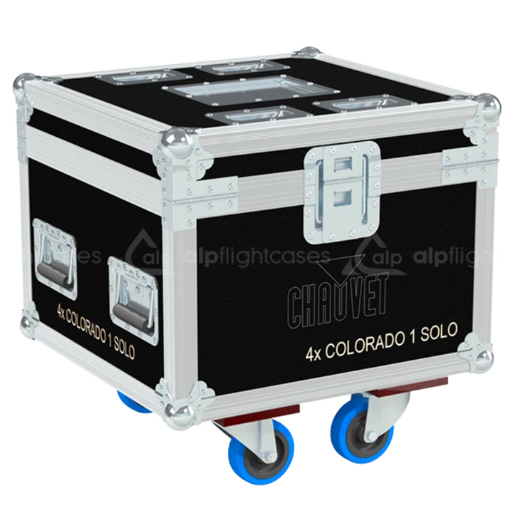 ALP FLIGHT CASES 4X CHAUVET COLORADO 1 SOLO