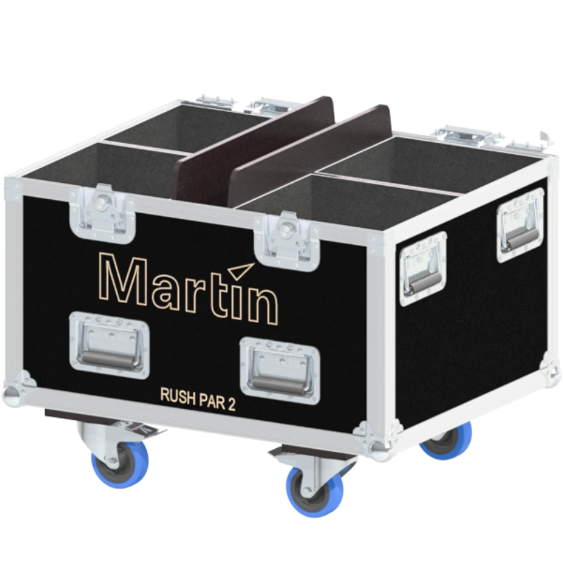 ALP FLIGHT CASES 4x RUSH PAR 2 MARTIN