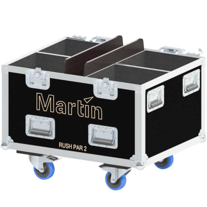 ALP FLIGHT CASES 4x RUSH PAR 2 MARTIN