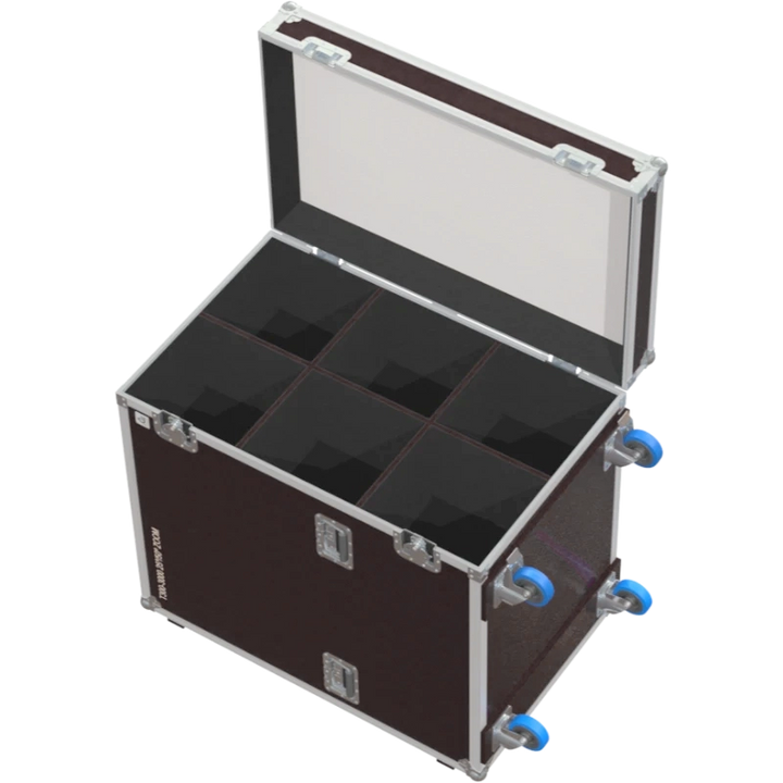 ALP FLIGHT CASES 6x TRITON BLUE T300 RGBAL 25º/50º ZOOM