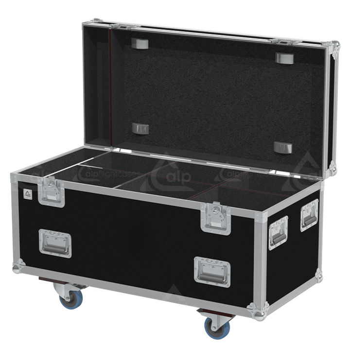 ALP FLIGHT CASES 6X ELATION ARENA ZOOM Q7IP - WHEELS