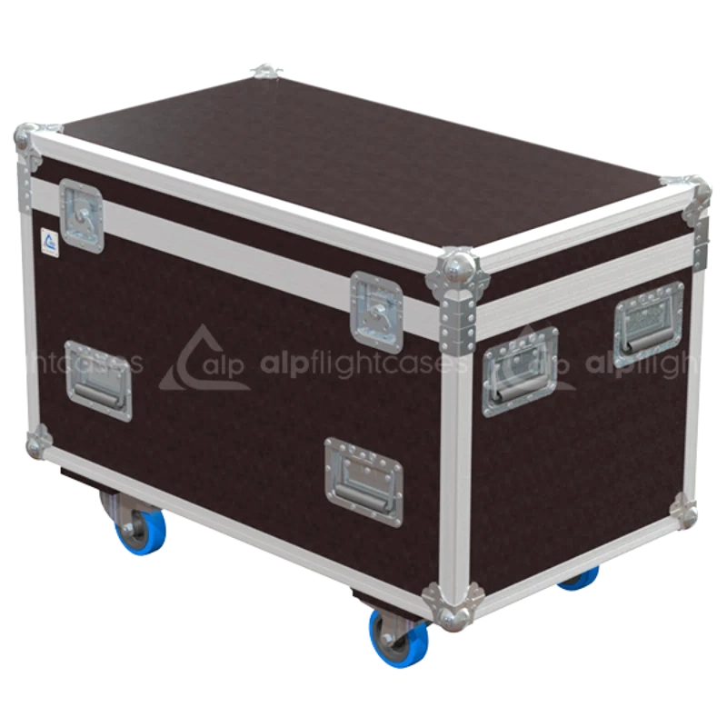 ALP FLIGHT CASES 6X CAMEO STUDIO PAR 64 CAN RGBA Q8W + CLAMP