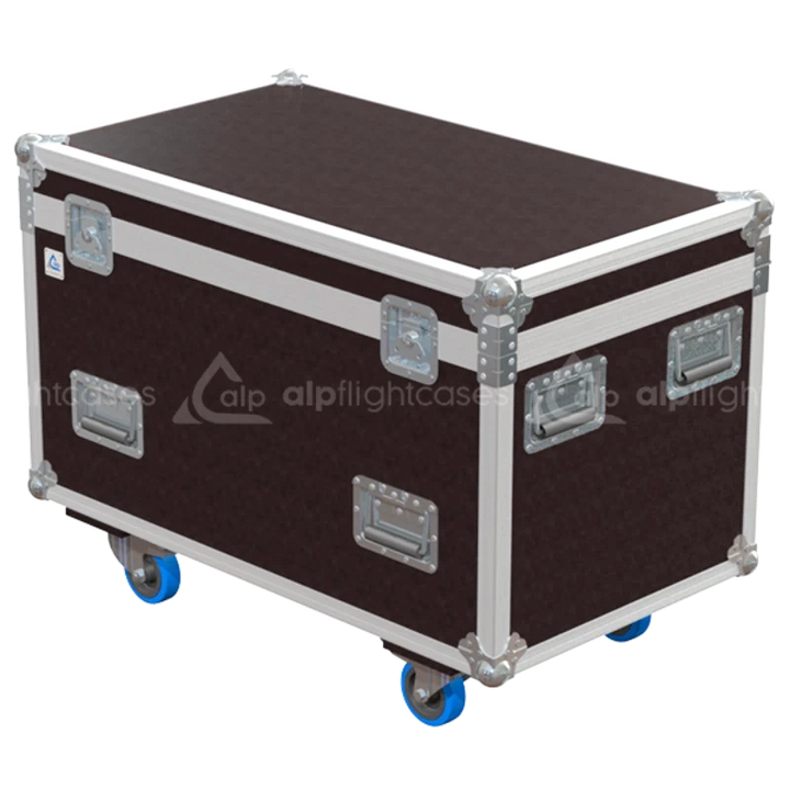 ALP FLIGHT CASES 6X CAMEO STUDIO PAR 64 CAN RGBA Q8W + CLAMP