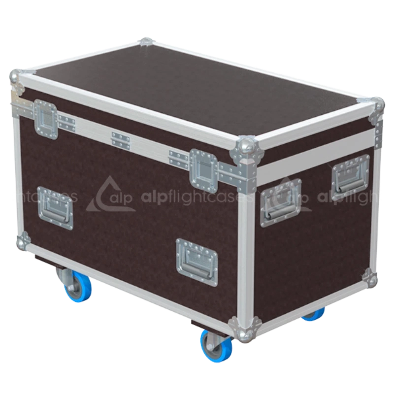 ALP FLIGHT CASES 6X CAMEO STUDIO PAR 64 CAN RGBA Q8W + CLAMP