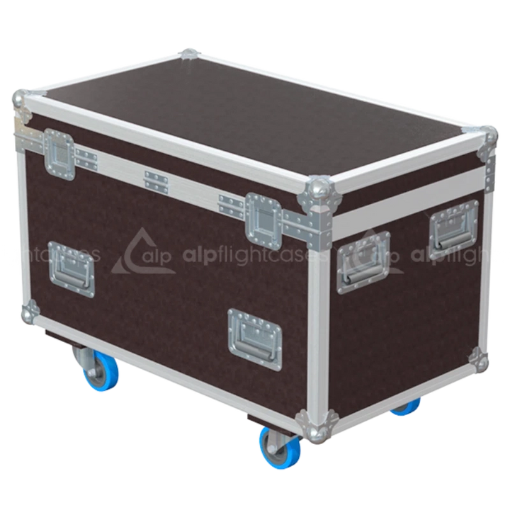 ALP FLIGHT CASES 6X CAMEO STUDIO PAR 64 CAN RGBA Q8W + CLAMP
