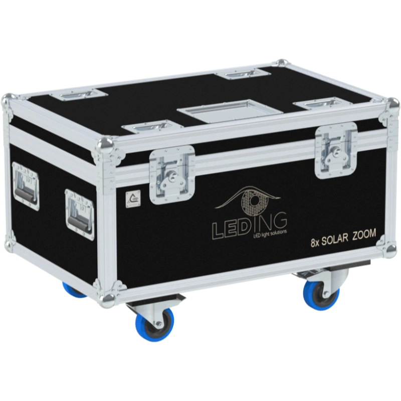 ALP FLIGHT CASES 8X LEDING SOLAR ZOOM RGBW