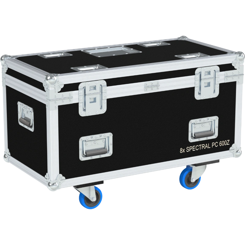ALP FLIGHT CASES 8X SHOWTEC SPECTRAL PC 600Z