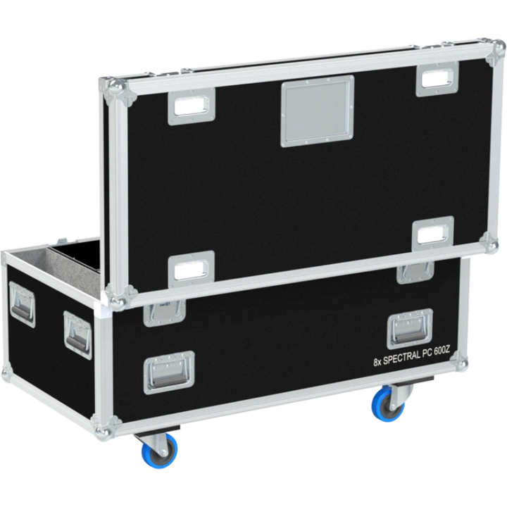 ALP FLIGHT CASES 8X SHOWTEC SPECTRAL PC 600Z