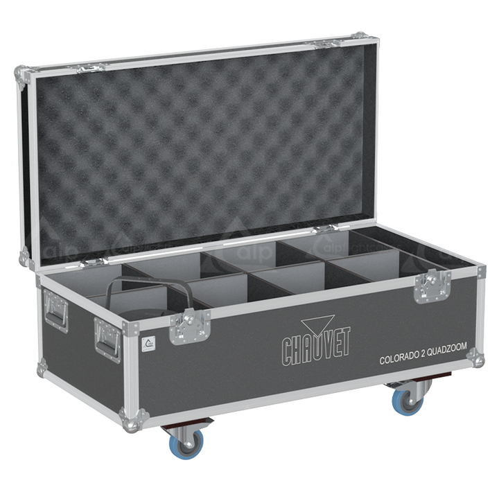 <tc><transcy>ALP FLIGHT CASES 8X CHAUVET COLORADO 2 QUAD ZOOM - ROULETTES</transcy></tc>