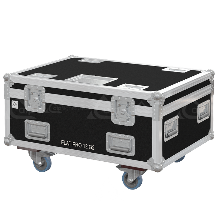 ALP FLIGHT CASES 8X CAMEO FLAT PRO® 12 G2 - WHEELS