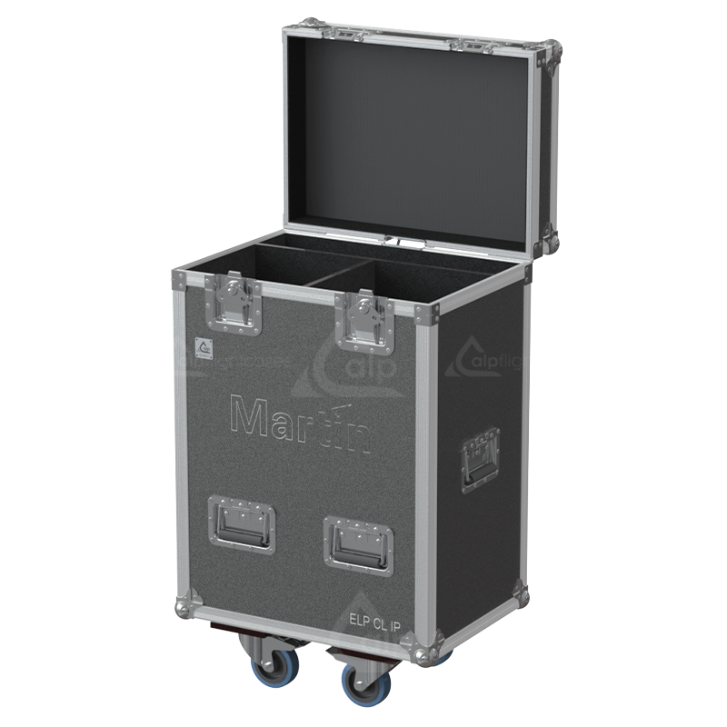 ALP FLIGHT CASES 2X MARTIN ELP CL IP - WHEELS