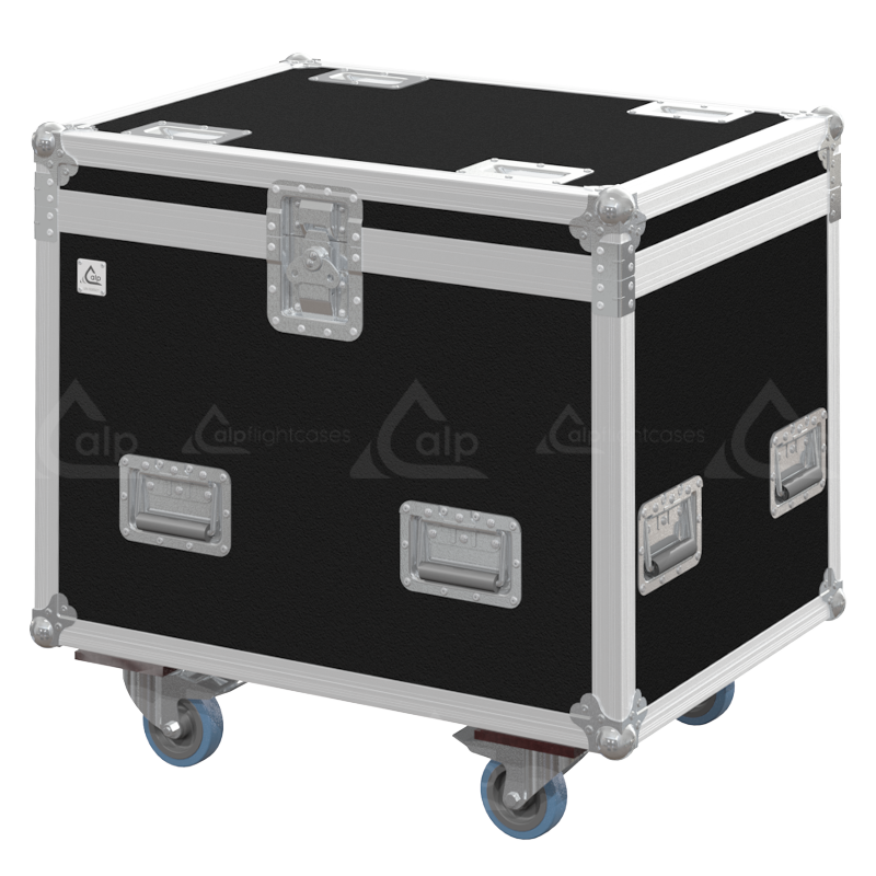 ALP FLIGHT CASES 2X ELATION KL FRESNEL 8 - WHEELS