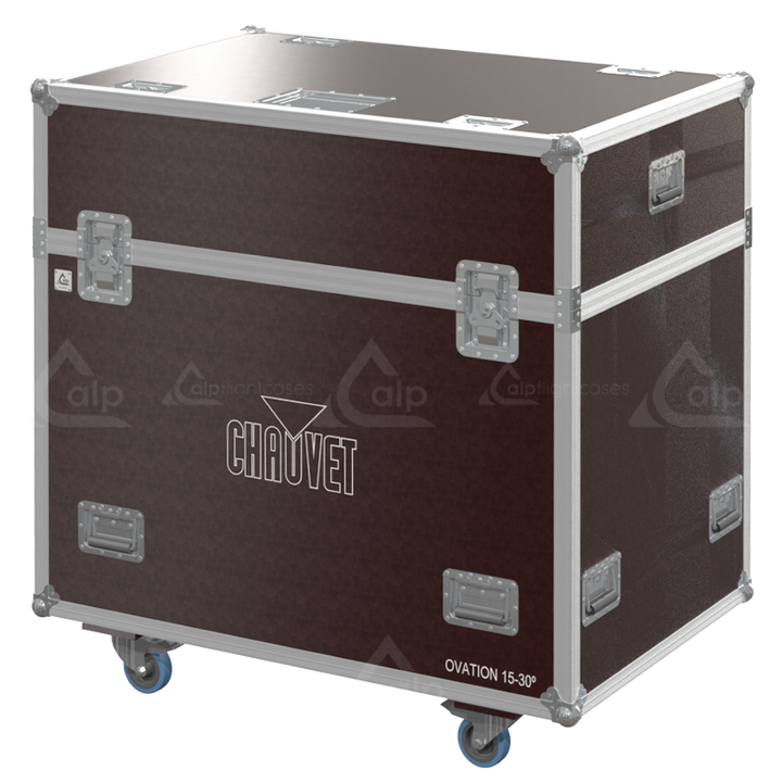 <tc><transcy>ALP FLIGHT CASES  6X CHAUVET OVATION 15°–30° - ROULETTES</transcy></tc>