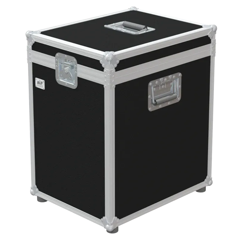 ALP FLIGHT CASES - Front view of 1x Martin Exterior 500 T flight case with heavy-duty hardware