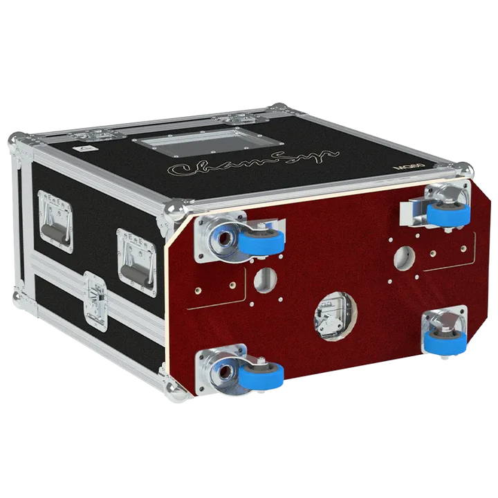 CHAMSYS MQ60 + DISPLAY - WHEELS BACK VIEW FLIGHT CASE