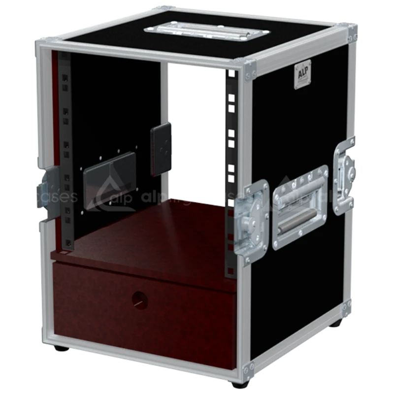 ALP FLIGHT CASES RACK 1D PRO 10" + 4U DRAWER