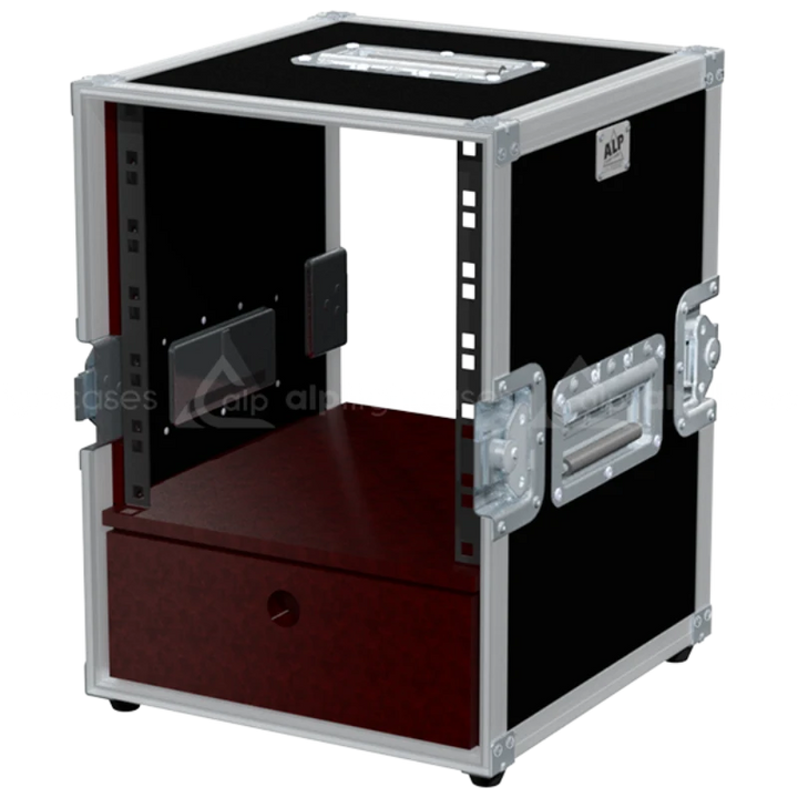 ALP FLIGHT CASES RACK 1D PRO 10" + 4U DRAWER