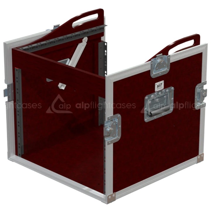 ALP FLIGHT CASES RACK 3D STD 19" 8U 10U-UP/DOWN