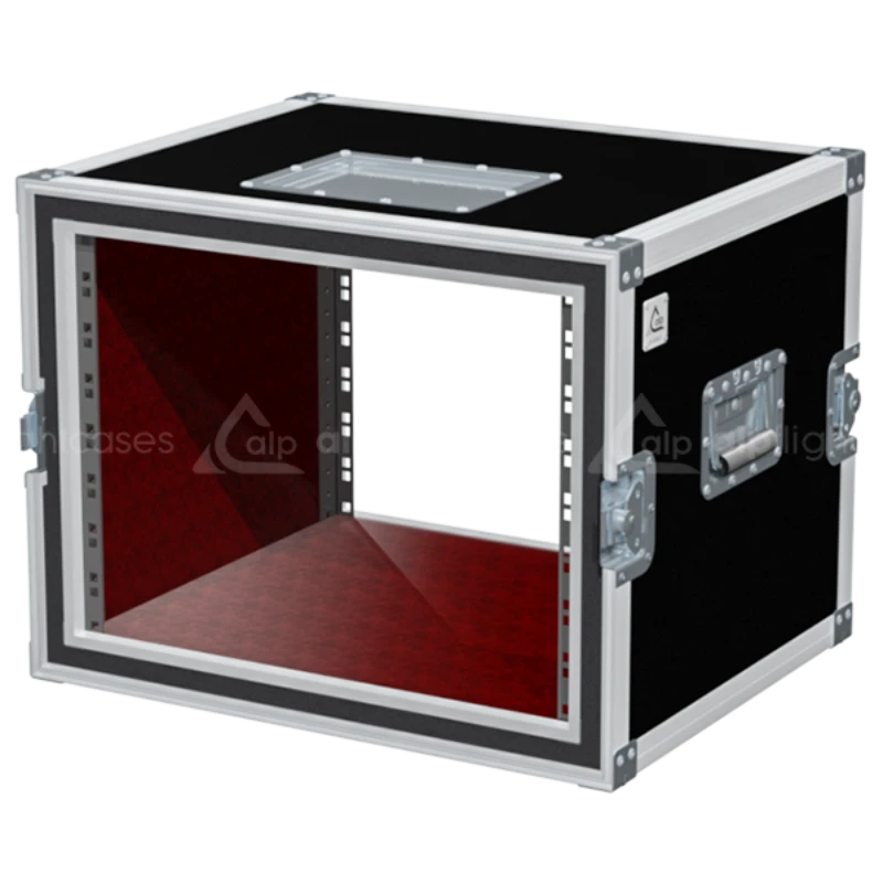 ALP FLIGHT CASES RACK ANTI-SHOCK 19" 8U 450P