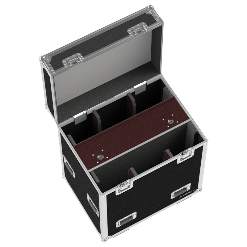 ALP FLIGHT CASES 2x D&B E12 - WHEELS
