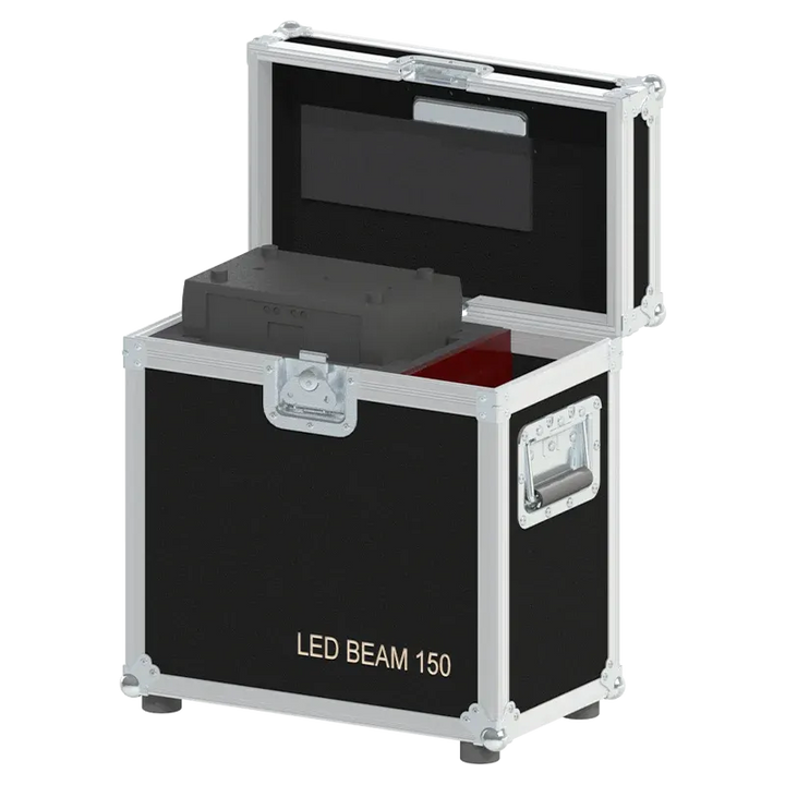 Robe LED Beam 150 fixtures inside ALP FLIGHT CASES with custom CNC foam